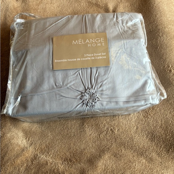 Melange Home Epoque Embroider Grey, King/Cal King Duvet Set - Picture 2 of 5